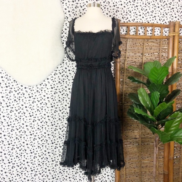Love Sam Dresses & Skirts - NEW Love Sam | Sadie Summer Romance Black  Dress L